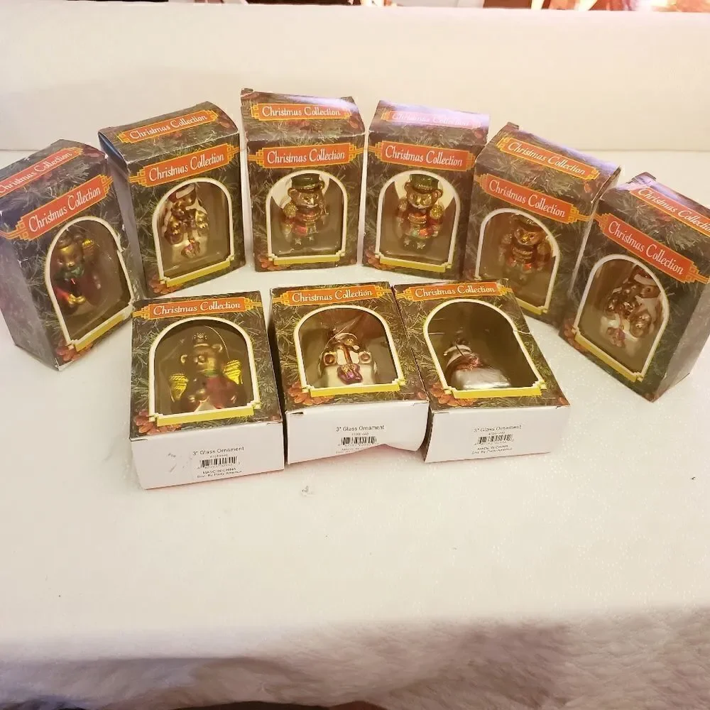 Vintage Christmas Collection Figurine Ornaments